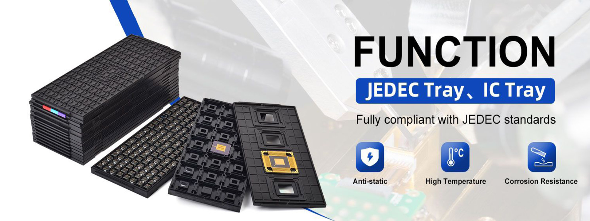 Quality Jedec IC Trays factory