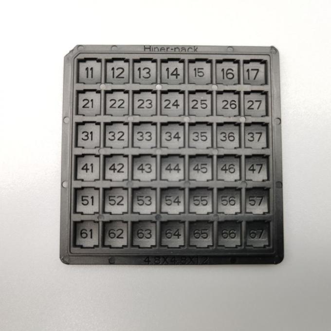 Digital Array Waffle Pack Chip Trays Durable Anti Static For Component