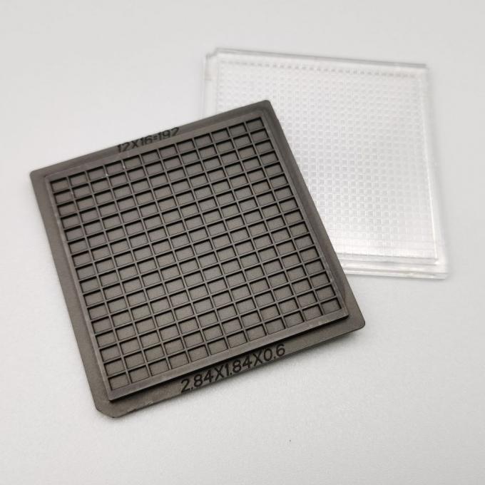 Traditional Black 2Inch Waffle Pack Chip Trays For Electronic Parts