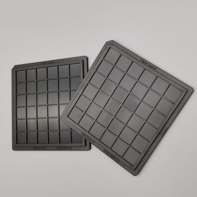 ABS MPPO Waffle Pack Bare Die Tray 36PCS Optical Device Packaging