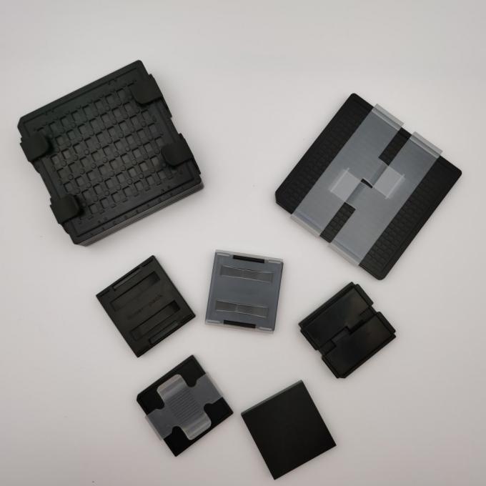 Transparent Color Waffle Pack Lids Clips Eco Friendly For MEMS