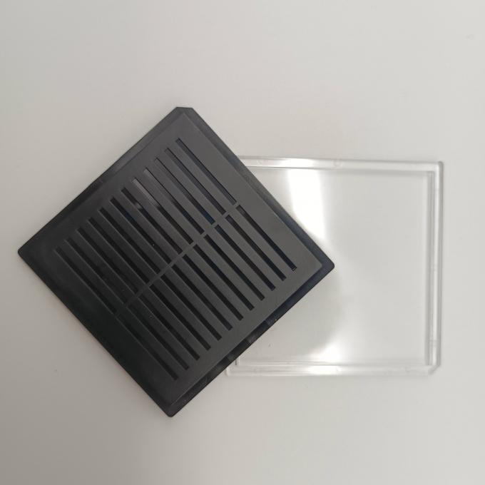 SGS 0.2mm Flatness Waffle Pack Chip Trays For Optical Device Packaging