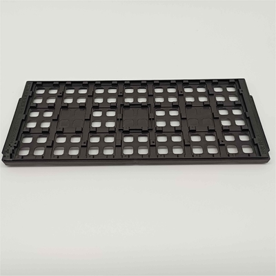 3x7 Matrix Black MPPO JEDEC Trays For IC Packaging Industry