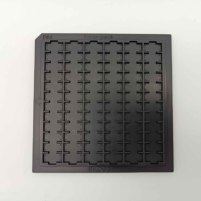 SGS Approved Black Color 4 Inch Waffle Pack For Electronic Parts