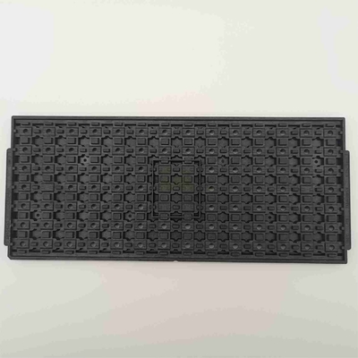 PES Rectangle Black JEDEC Matrix Tray With ISO 9001 Standard