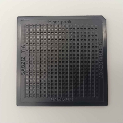 Precision 2 Inch PC Waffle Pack Chip Trays For Electronic Parts