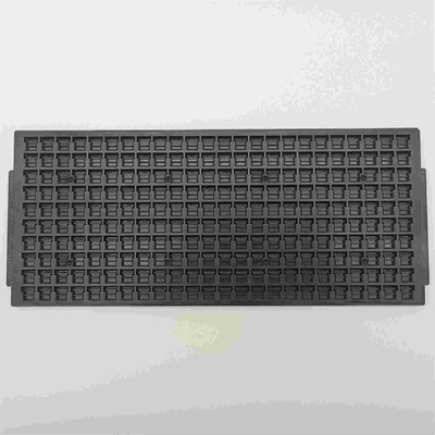 Rohs Black PC 8Pin Slot JEDEC Matrix Tray For Electronic Module