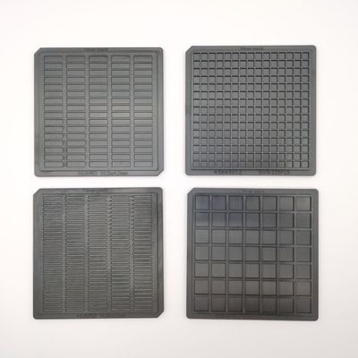Customized Reusable Waffle Pack Chip Trays MPPO For Wafer Die