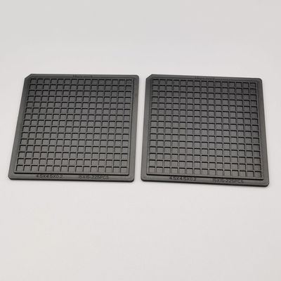 Electronic Parts Waffle Pack Tray Stable Resistance ESD ABS Custom Size