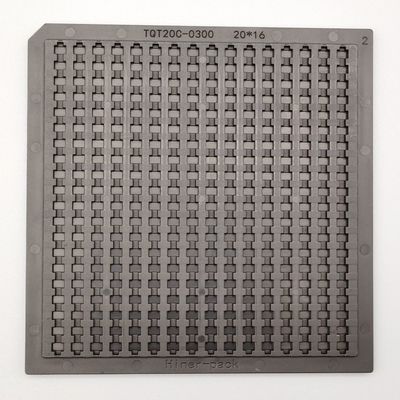 Special Tunneling Shape Waffle Pack Trays 4 Inch ESD Material