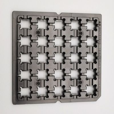 Antistatic PC Standard Waffle Pack Chip Trays Eco Friendly For Lens Holder