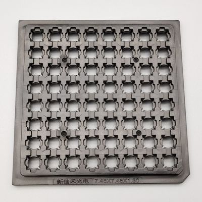 Through Hole Structure Plastic Cavity Trays For Loading Camera Lens