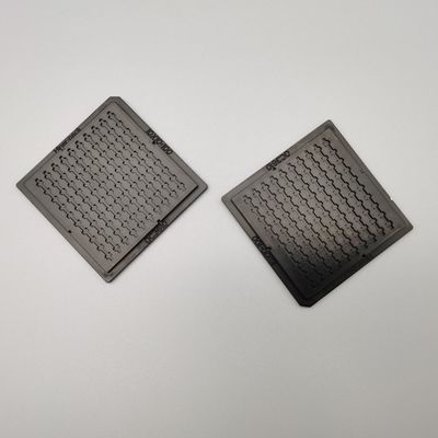 Loading Bare Wafer Plastic IC Trays 2 Inch ESD Shipping Trays