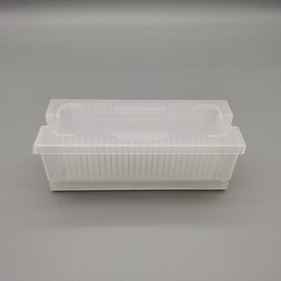 2 Inch Rectangular Silicon Wafer Box 25PCS Press Type Recyclable