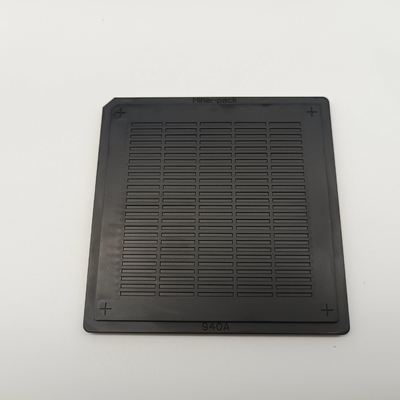 Buy Wafer Die Black 4 Inch ESD Waffle Pack Tray For Micro IC Chips online manufacture