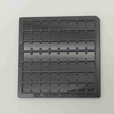 Buy 56PCS Customized Black 2 Inch Waffle Pack With Matching Lid online manufacture
