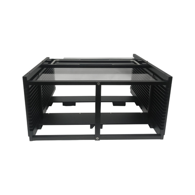 Buy 12-Inch 13-Slot Polished Finish Metal Wafer Carrier Compliant With Automation Equipment online manufacture