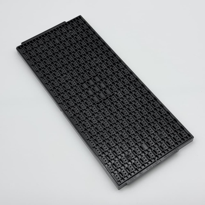 Buy Customized Standard JEDEC Tray  Matrix Trays With Pocket Size 9.9*6*1.57mm Black ESD MPPO Material Tray online manufacture