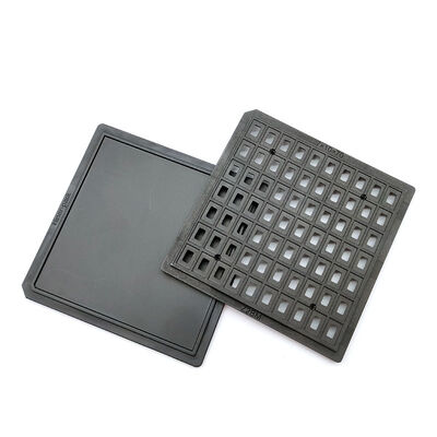 Quality ABS Standard Waffle Pack Chip Trays High Temperature Resistance For Small Components factory