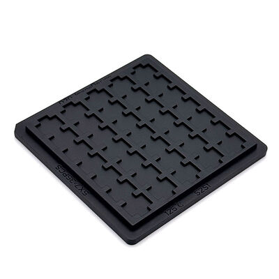 Buy Anti-Static High Temperature Cross-Slot Waffle Pack Trays for Semiconductor IC Chips online manufacture