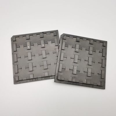 Buy Black Plastic Waffle Pack Tray ESD 12PCS High Temperature Tray online manufacture
