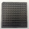 ESD Black ABS 4 Inch Chip Tray For Electronic Parts 0.3mm Flatness