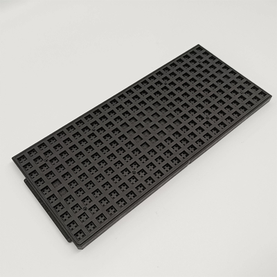 Customized Black Micro Cavity JEDEC Matrix Tray For IC Components