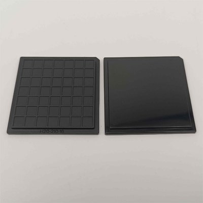 Black ESD 2 Inch Waffle Pack For IC Parts 0.2mm Flatness ROHS