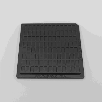 Permanent Anti Static 2 Inch Waffle Pack For Electronic Parts 0.2mm Flatness