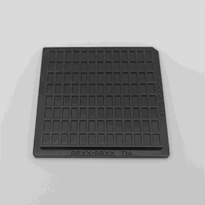 Permanent Anti Static 2 Inch Waffle Pack For Electronic Parts 0.2mm Flatness