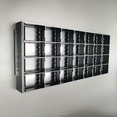 Recyclable Black ESD Smd Components Packages Tray Light Weight