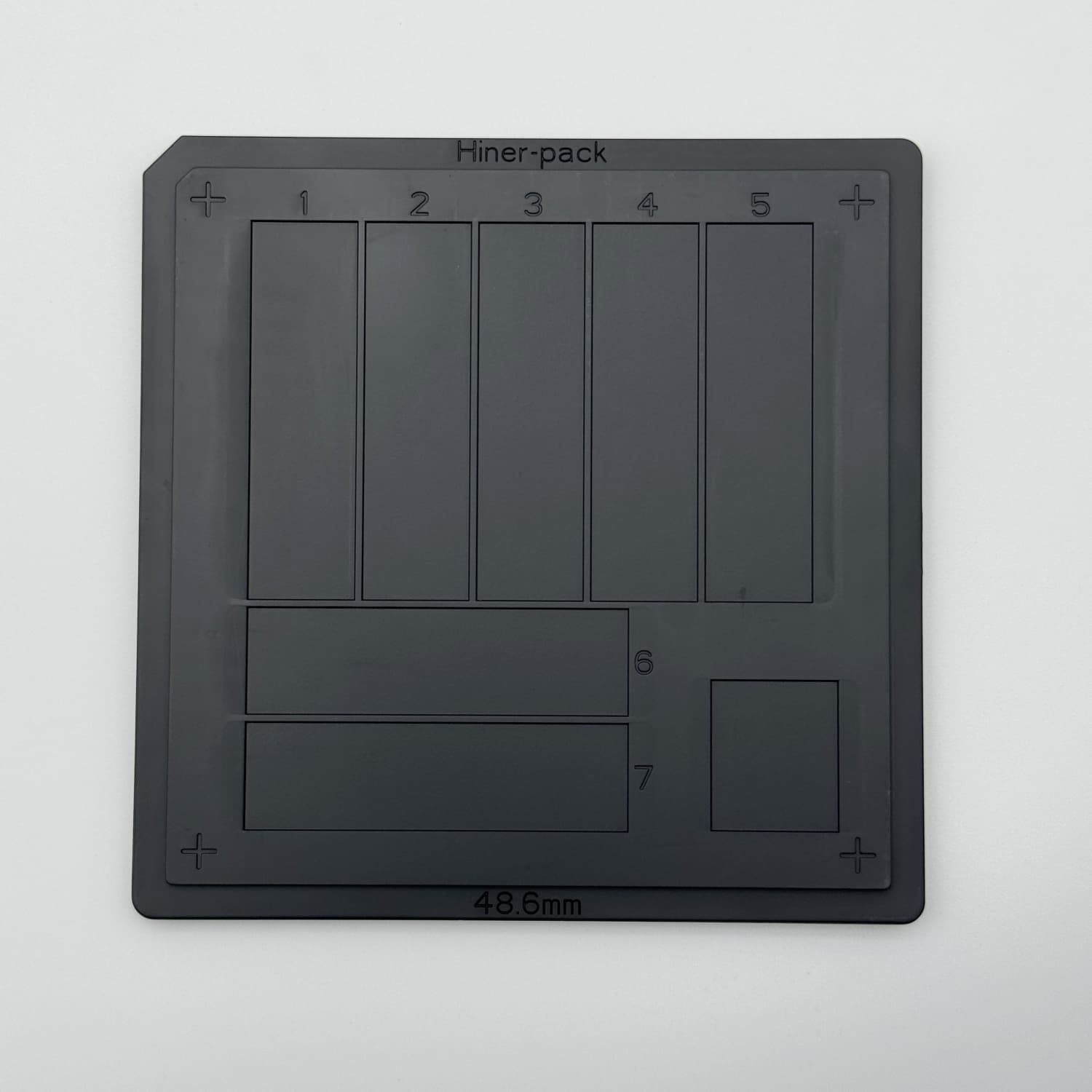 Black Bare Die Tray Warpage Within 0.3mm For Chip Storage And Packging