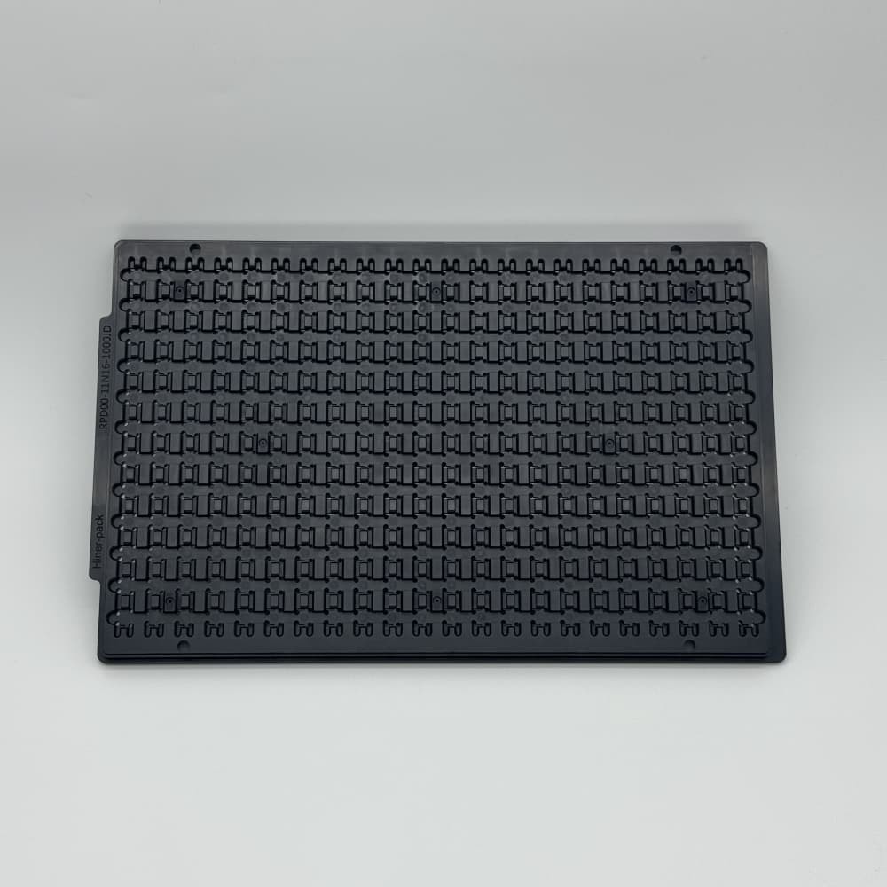 Customized Chip Tray Matrix QTY 12*22=264 PCS Black ABS/PC Material Tray