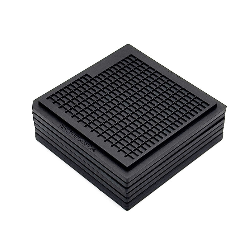 Microchip Tray Dimensionally Stable High Precision 2x2 Inch Waffle Pack Chip Trays For ...