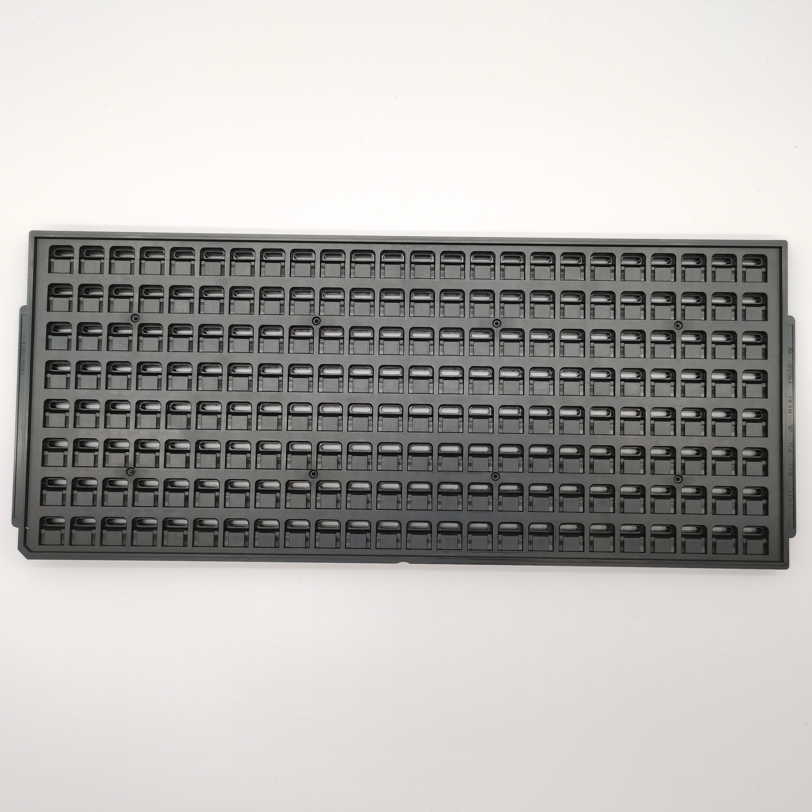 Sorting IC Components Custom Jedec Trays White Color Eco Friendly