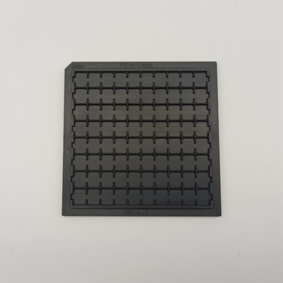 Good price Black PC Waffle Pack Chip Tray General And Ultrasonic Cleaning online