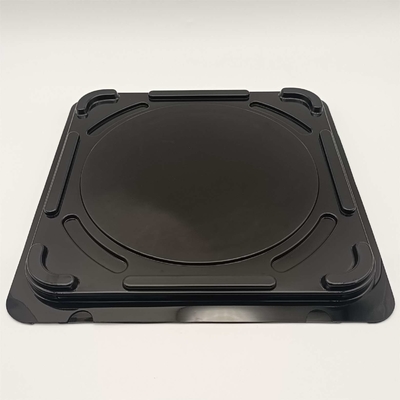 Good price PS Material Black Plastic Frame Single Wafer Shipper For Protection online