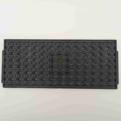 Good price PES Rectangle Black JEDEC Matrix Tray With ISO 9001 Standard online
