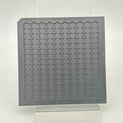 Good price Durable Chamfer IC Chip Tray Anti-Static And High-Density Waffle Pack Used In Semiconductor Industry online
