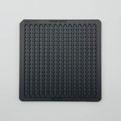 Good price Waffle Box Design ESD Protection Bare Die Trays For Small-Sized Chip Components online