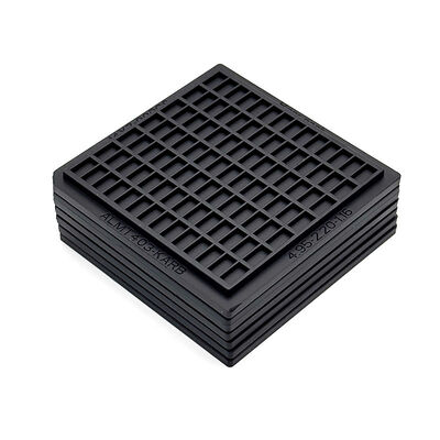 Good price Stackable 2x2 Inch Waffle Pack Chip Trays With Secure Cover And Clip Systems online