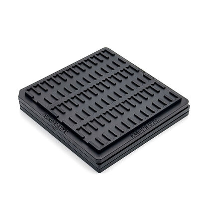 Good price Reusable ESD-Safe Waffle Pack Chip Trays with Customizable Cavity Size for Semiconductor IC Protection online