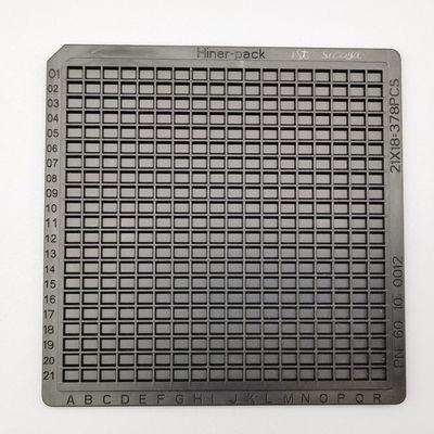 Good price Injection Moulding Waffle Tray Packaging Black ESD Stackable online