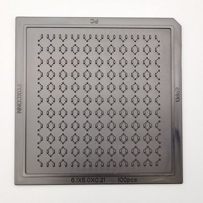 OEM Reusable Anti Acid ESD Plastic Trays Small Size Lightweight