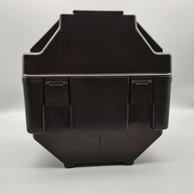 8 Inch Black Wafer Shipping Box 25 Slots ESD PP Material Eco Friendly