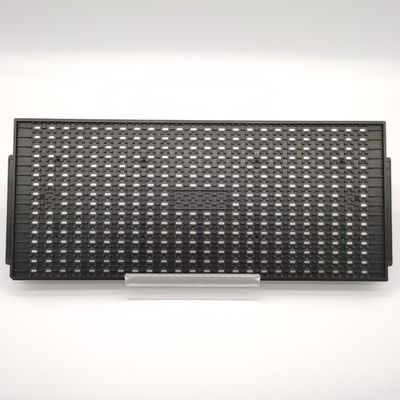 Black MPPO ESD Component Tray 7.62mm Thick For BGA IC Devices